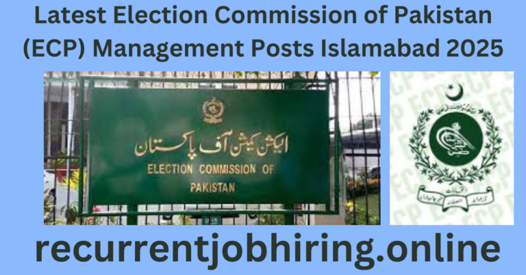 Latest Election Commission of Pakistan (ECP) Management Posts Islamabad 2025